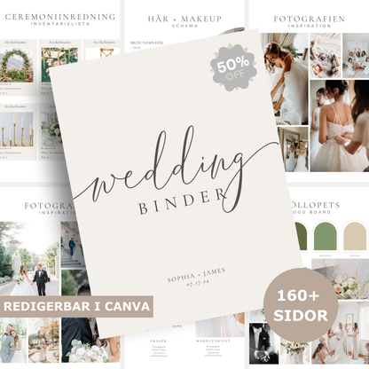 Den ultimata digitala Wedding Day Binder