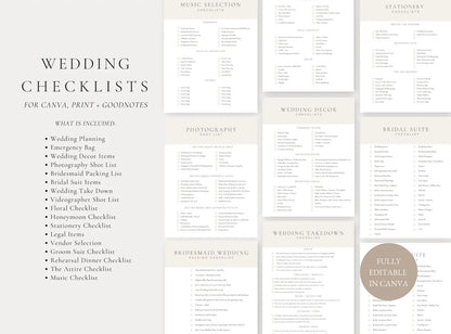 Wedding Day Binder Template