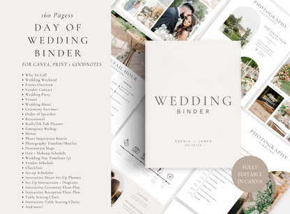Wedding Day Binder Template