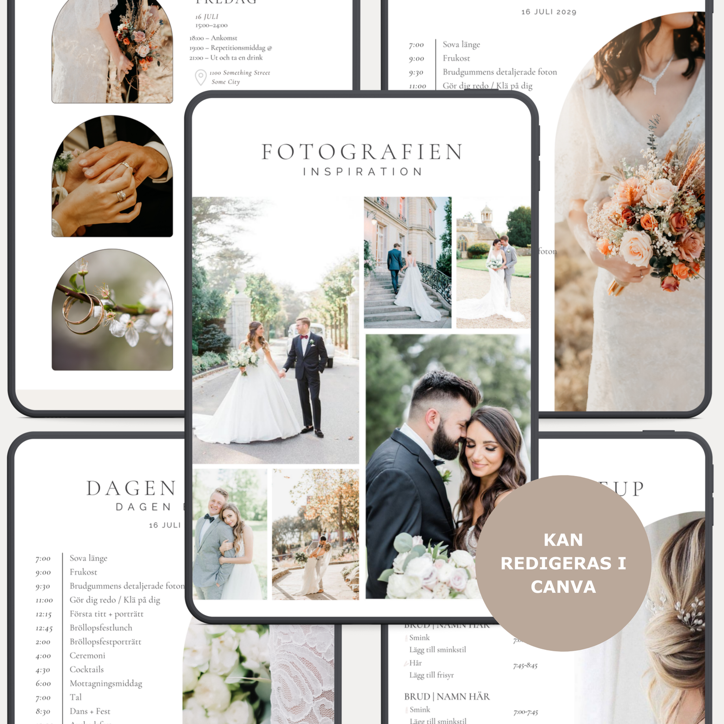 Den ultimata digitala Wedding Day Binder