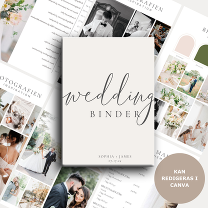 Den ultimata digitala Wedding Day Binder