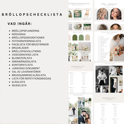 Den ultimata digitala Wedding Day Binder