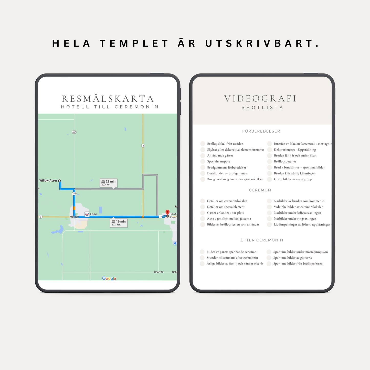 Den ultimata digitala Wedding Day Binder