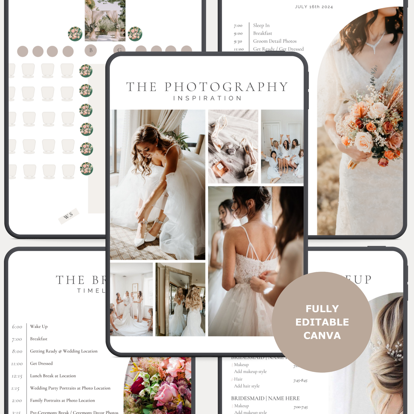 Wedding Day Binder Template