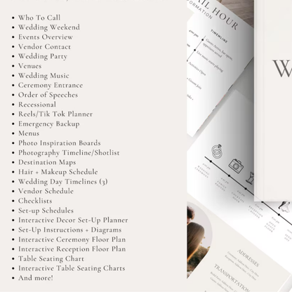 The Ultimate iPad Wedding Day Planner