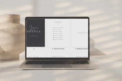 Wedding Day Binder Template